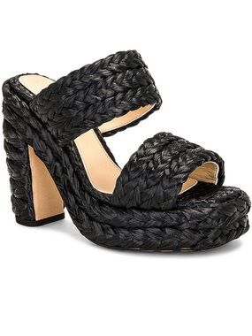 Bottega Veneta Trinity Weave Mule Sandal in Black NWT